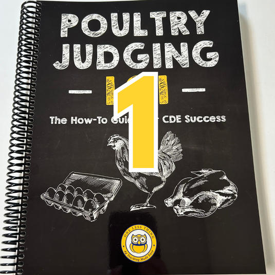 Poultry Judging 101 CDE Handbook