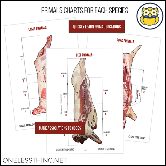 Meats Judging Retail Cut ID, POCKET GUIDE