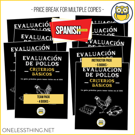 Poultry Judging 101 CDE Handbook, SPANISH VERSION