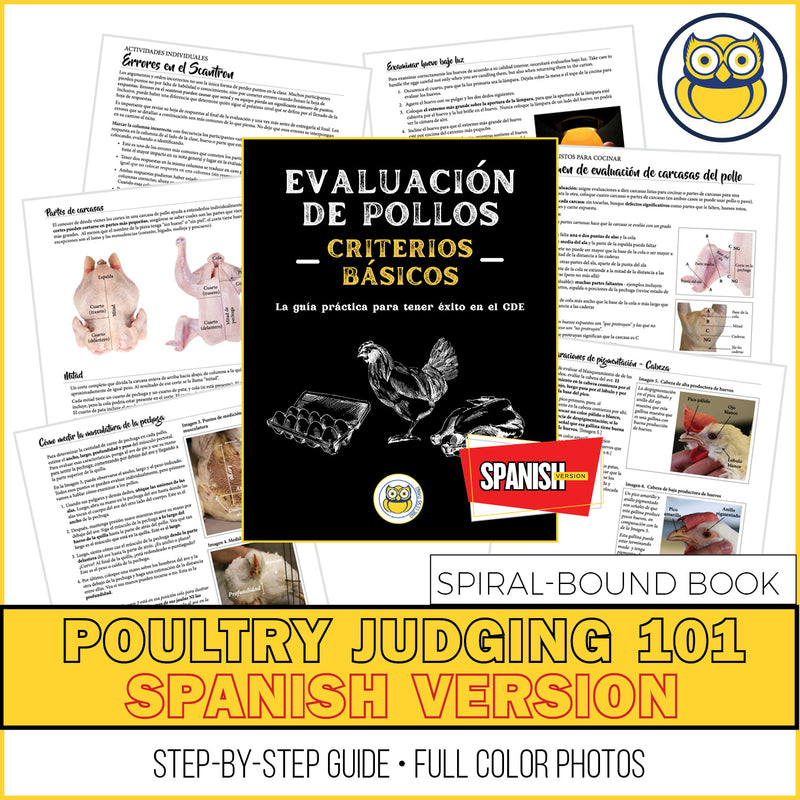 Load image into Gallery viewer, Poultry Judging 101 CDE Handbook, SPANISH VERSION
