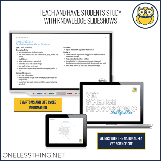 Vet Science Microscopic and Parasite ID, POWERPOINT