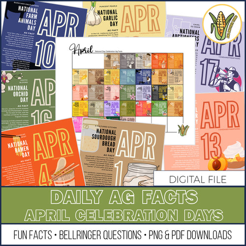 And Another Thing AG FACTS, APRIL Celebration Days