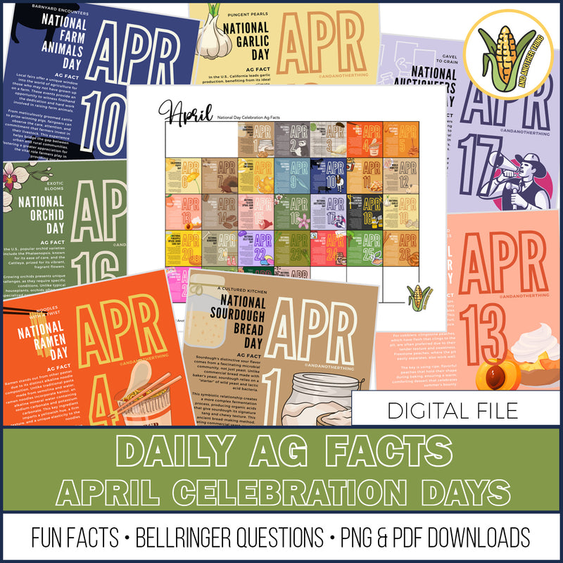 Load image into Gallery viewer, And Another Thing AG FACTS, APRIL Celebration Days
