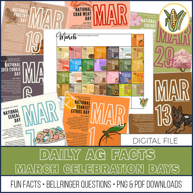 Load image into Gallery viewer, And Another Thing AG FACTS, MARCH Celebration Days
