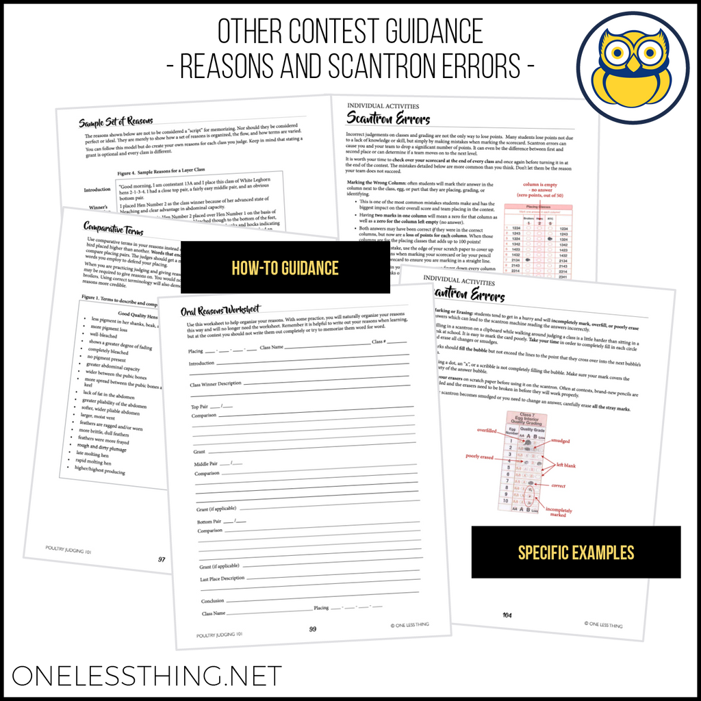 Poultry Judging 101 CDE Handbook