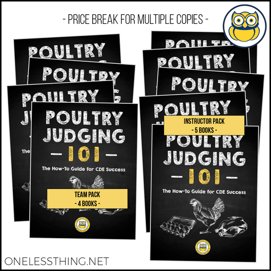 Poultry Judging 101 CDE Handbook