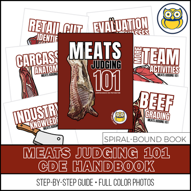 Meats Judging 101 CDE Handbook, SPIRAL-BOUND BOOK