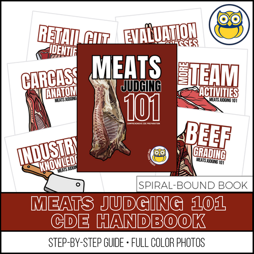 Meats Judging 101 CDE Handbook, SPIRAL-BOUND BOOK