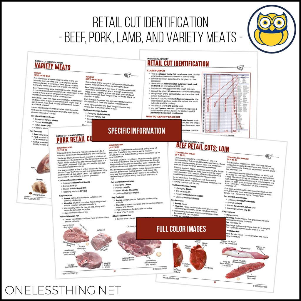 Meats Judging 101 CDE Handbook, SPIRAL-BOUND BOOK