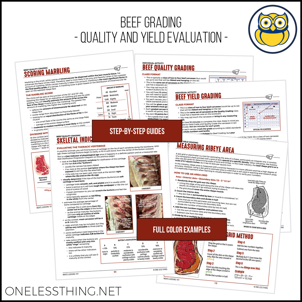 Meats Judging 101 CDE Handbook, SPIRAL-BOUND BOOK