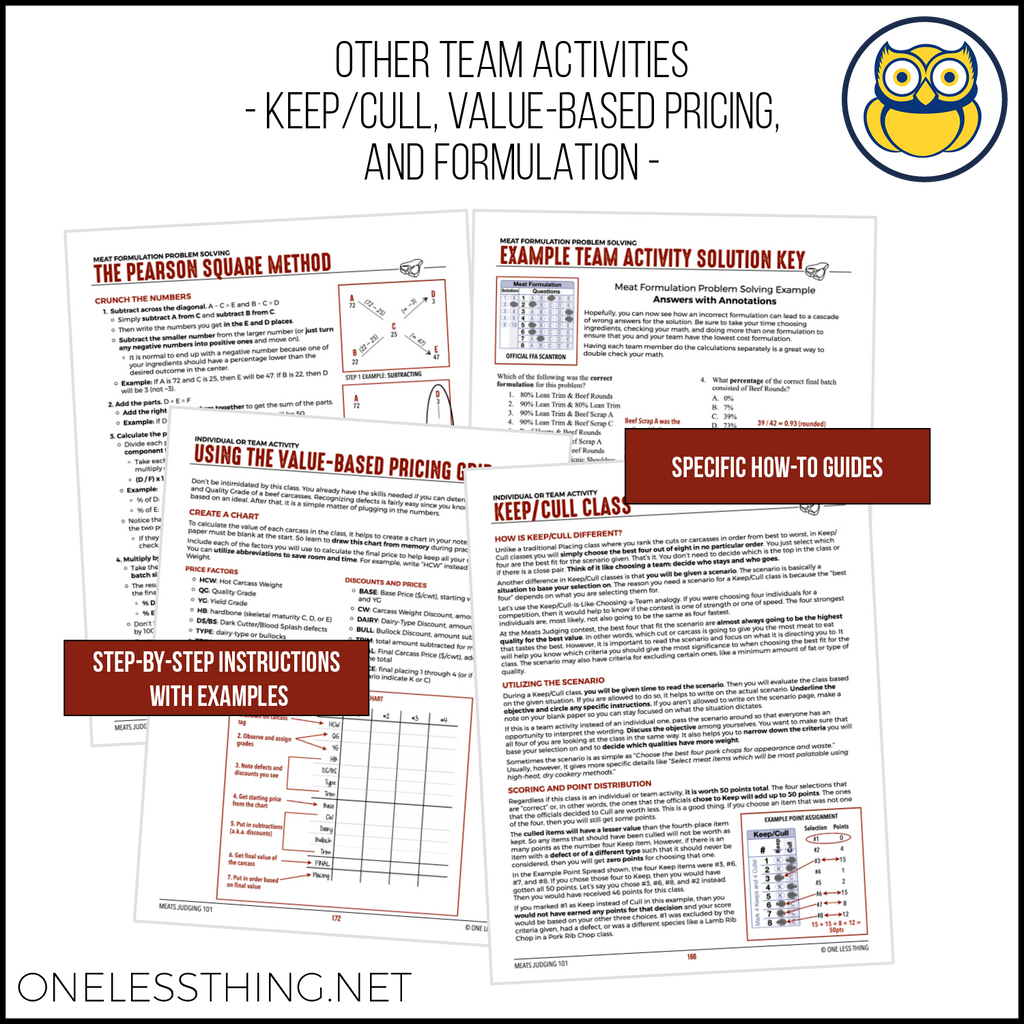 Meats Judging 101 CDE Handbook, SPIRAL-BOUND BOOK