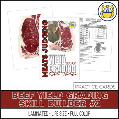 Beef Yield Grading, Skill Builder SET 2