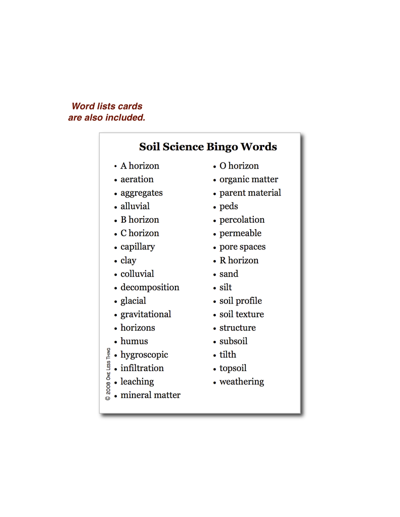 Load image into Gallery viewer, Soil Science, Bingo Download Only
