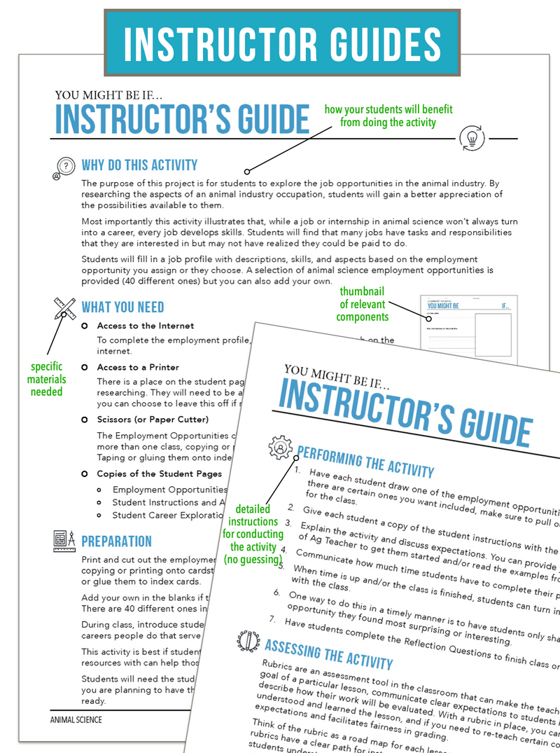 Load image into Gallery viewer, CCANS01.3 Employment and Careers, Animal Science Complete Curriculum
