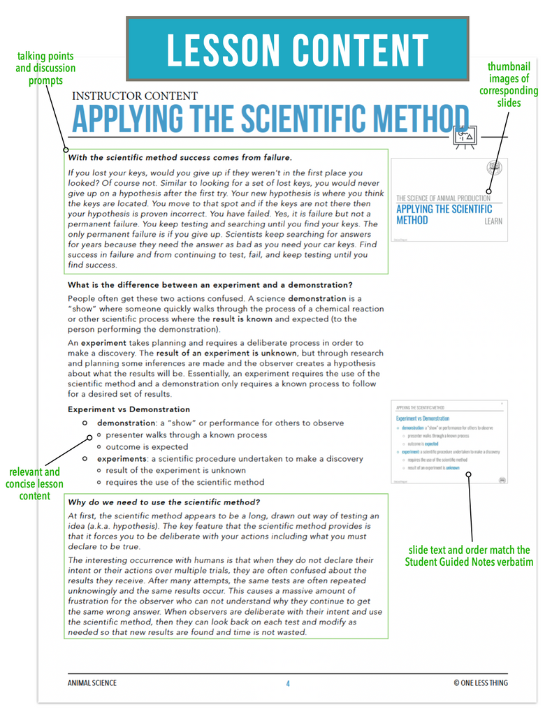 Load image into Gallery viewer, CCANS02.2 Applying the Scientific Method, Animal Science Complete Curriculum
