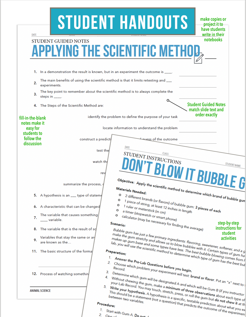 Load image into Gallery viewer, CCANS02.2 Applying the Scientific Method, Animal Science Complete Curriculum
