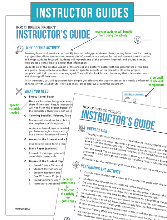 CCANS03.3 Livestock Breeds, Animal Science Complete Curriculum