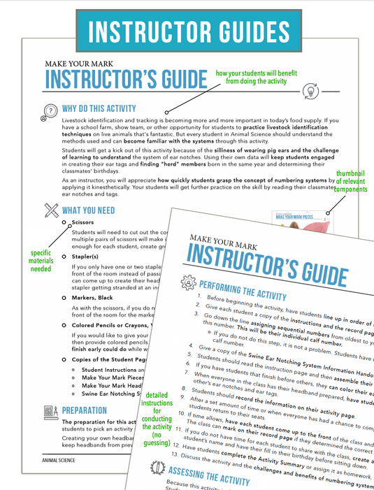 CCANS03.4 Animal Identification Methods, Animal Science Complete Curriculum