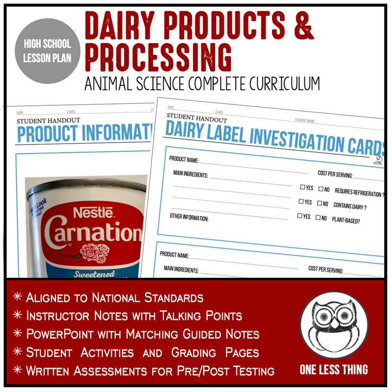 Load image into Gallery viewer, CCANS04.2 Dairy Product and Processing, Animal Science Complete Curriculum
