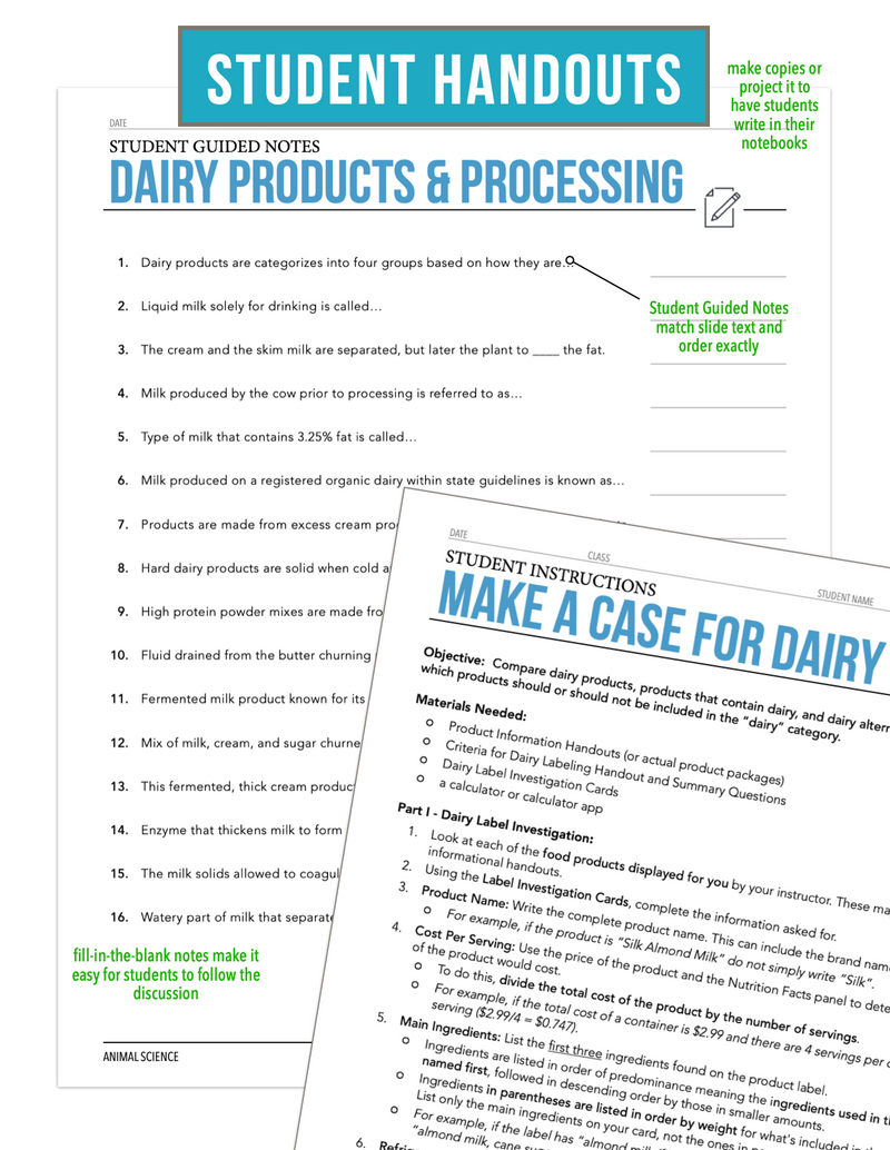 Load image into Gallery viewer, CCANS04.2 Dairy Product and Processing, Animal Science Complete Curriculum
