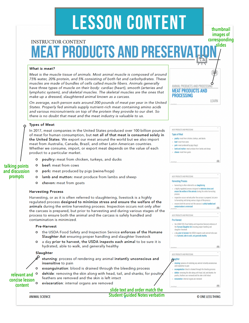 Load image into Gallery viewer, CCANS04.3 Meat Products and Preservation, Animal Science Complete Curriculum
