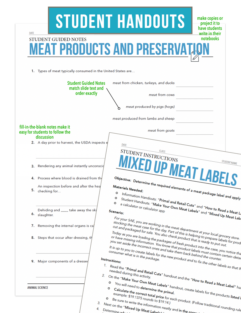 Load image into Gallery viewer, CCANS04.3 Meat Products and Preservation, Animal Science Complete Curriculum
