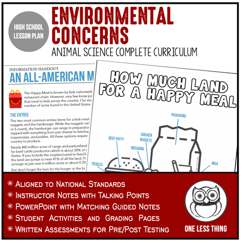 CCANS05.4 Environmental Concerns, Animal Science Complete Curriculum