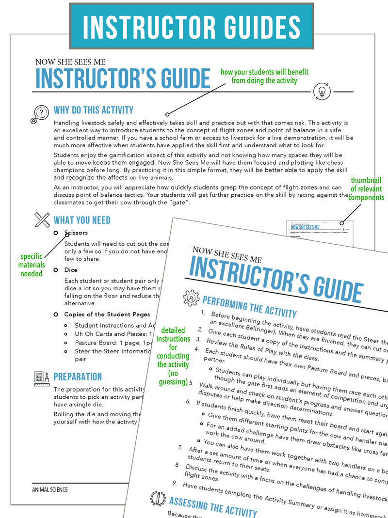 Load image into Gallery viewer, CCANS06.1 Safety in Handling, Animal Science Complete Curriculum
