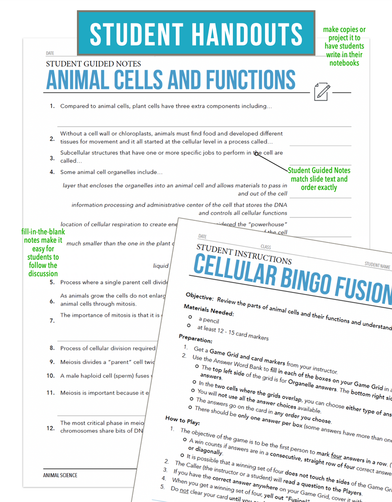 Load image into Gallery viewer, CCANS07.1 Animal Cells and Functions, Animal Science Complete Curriculum
