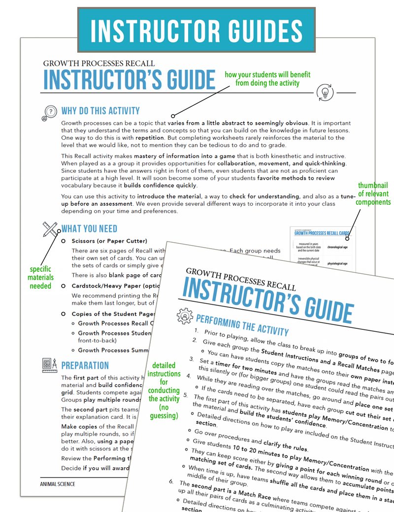 Load image into Gallery viewer, CCANS07.2 Growth Processes, Animal Science Complete Curriculum
