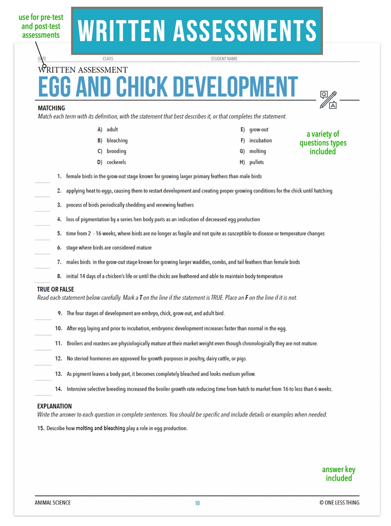 Load image into Gallery viewer, CCANS07.3 Egg and Chick Development, Animal Science Complete Curriculum
