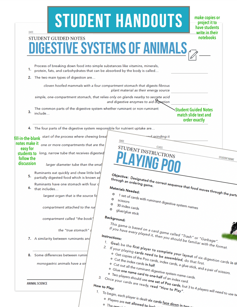 Load image into Gallery viewer, CCANS08.1 Digestive Systems, Animal Science Complete Curriculum
