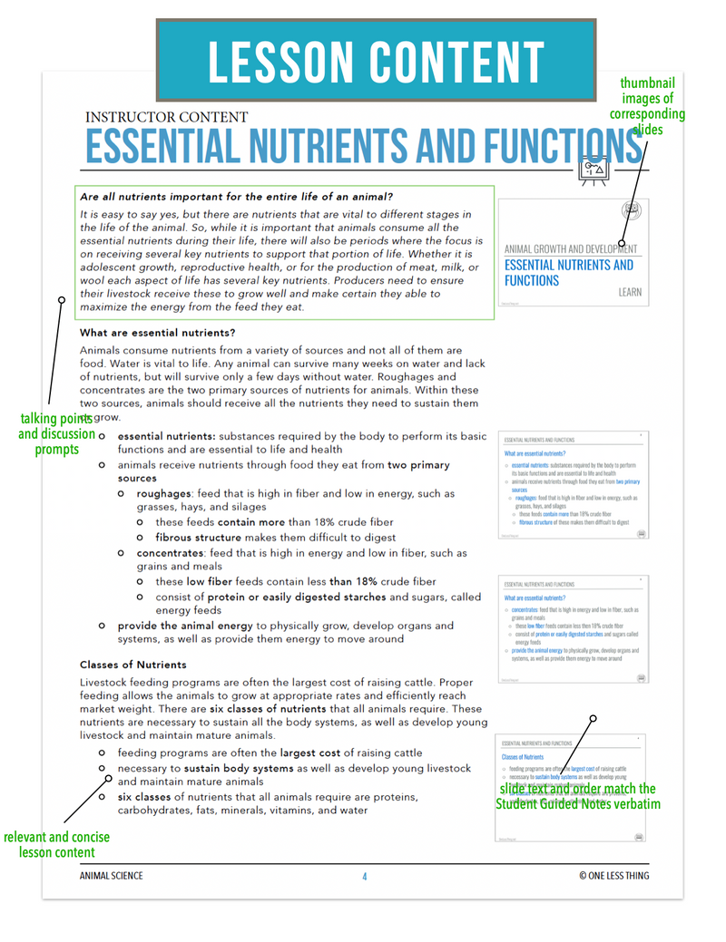 Load image into Gallery viewer, CCANS08.2 Essential Nutrients and Functions, Animal Science Complete Curriculum
