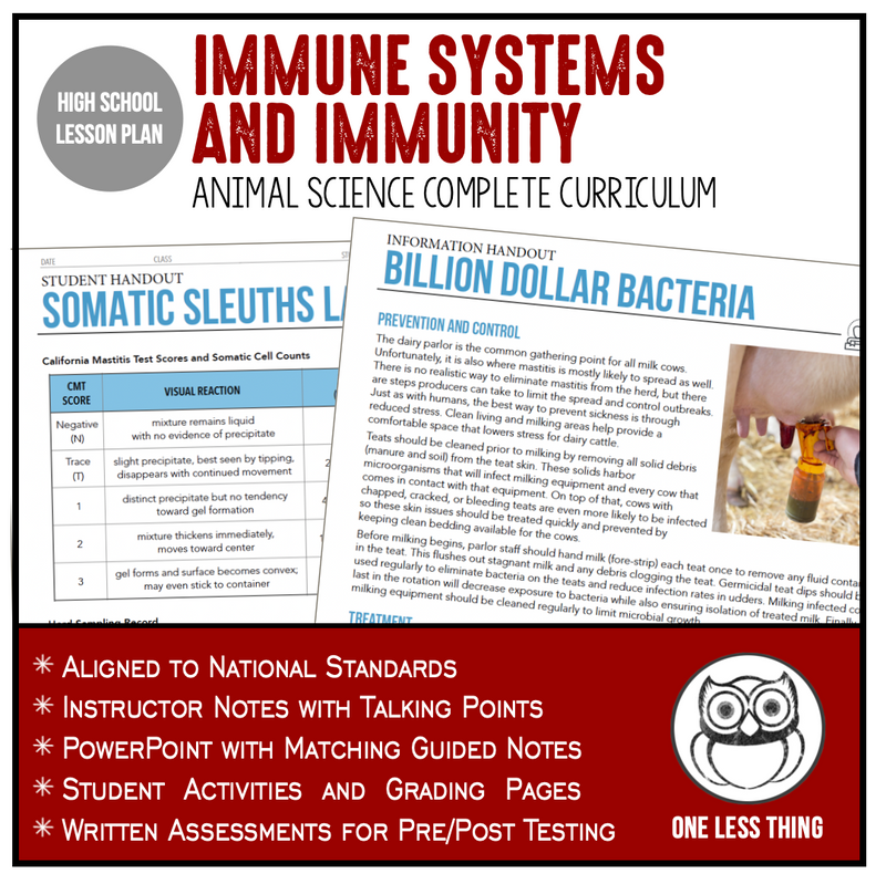 Load image into Gallery viewer, CCANS09.2 Immune Systems and Immunity, Animal Science Complete Curriculum
