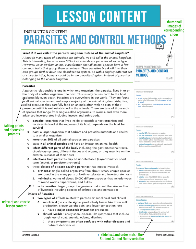 Load image into Gallery viewer, CCANS09.4 Parasites and Control Methods, Animal Science Complete Curriculum
