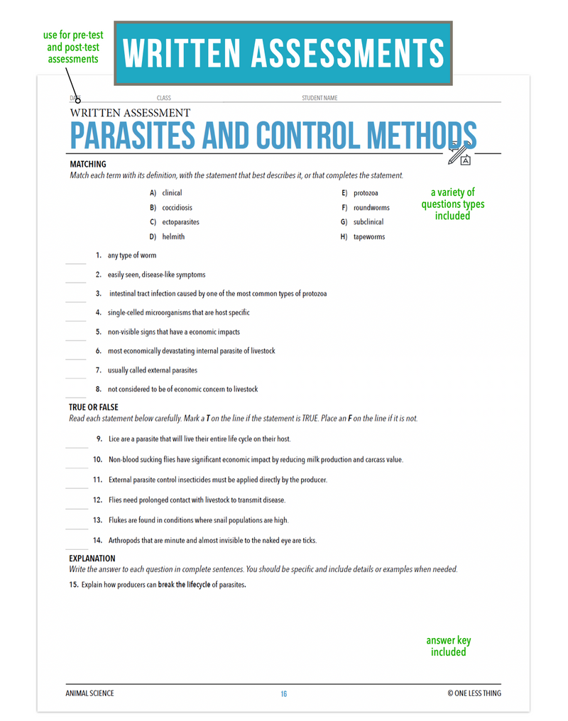 Load image into Gallery viewer, CCANS09.4 Parasites and Control Methods, Animal Science Complete Curriculum
