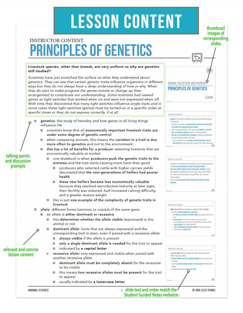 Load image into Gallery viewer, CCANS10.1 Principles of Genetics, Animal Science Complete Curriculum
