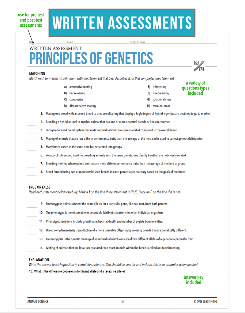 Load image into Gallery viewer, CCANS10.1 Principles of Genetics, Animal Science Complete Curriculum
