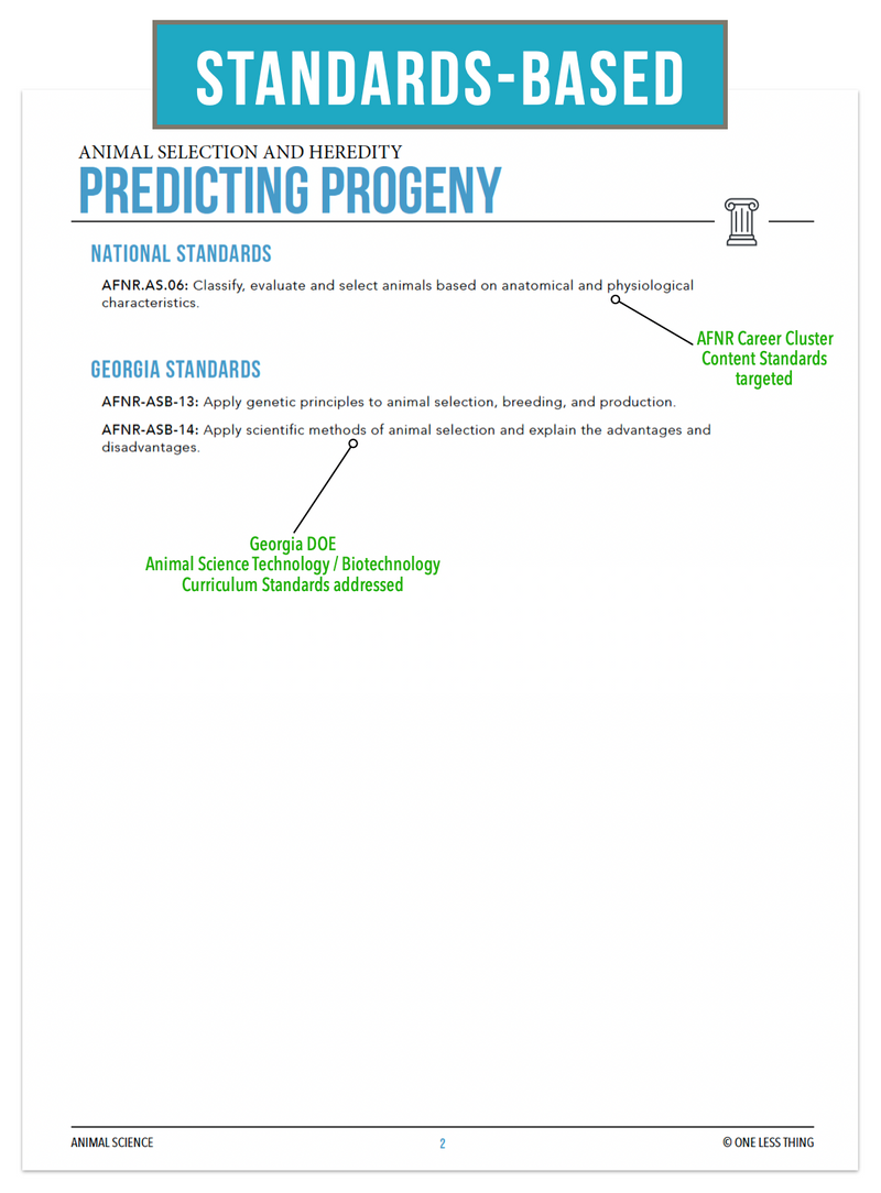 Load image into Gallery viewer, CCANS10.2 Predicting Progeny, Animal Science Complete Curriculum
