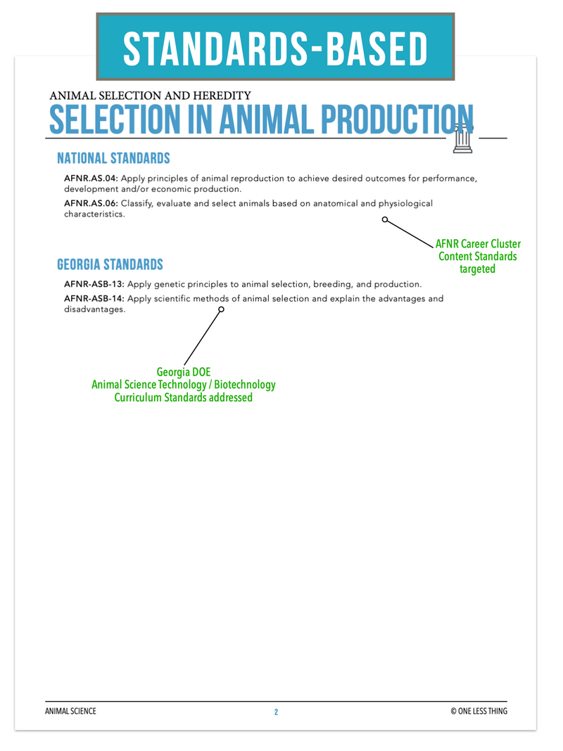 Load image into Gallery viewer, CCANS10.3 Selection in Animal Production, Animal Science Complete Curriculum
