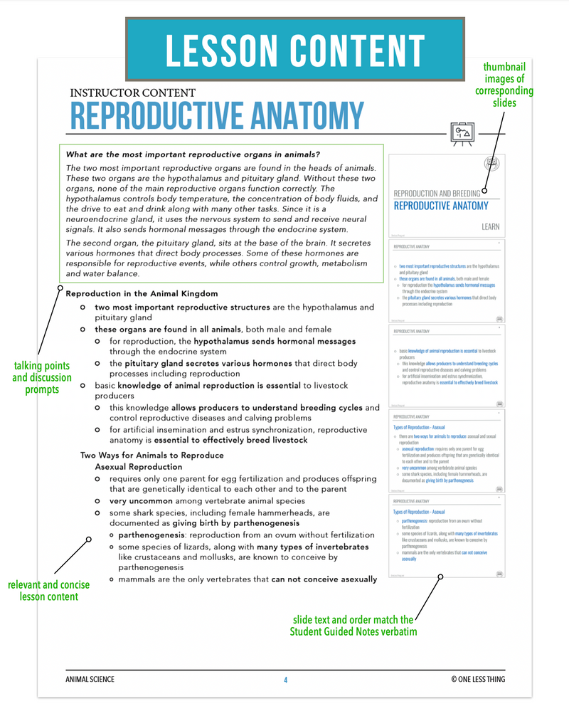 Load image into Gallery viewer, CCANS11.1 Reproductive Anatomy, Animal Science Complete Curriculum
