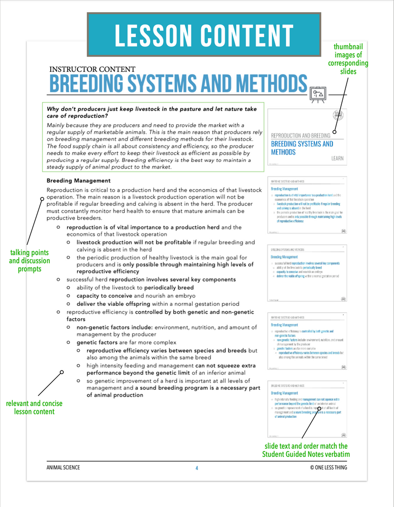 Load image into Gallery viewer, CCANS11.3 Breeding Systems and Methods, Animal Science Complete Curriculum
