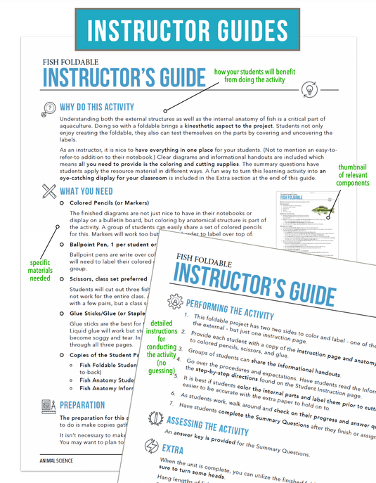 CCANS13.1 Types of Aquatic Animals, Animal Science Complete Curriculum