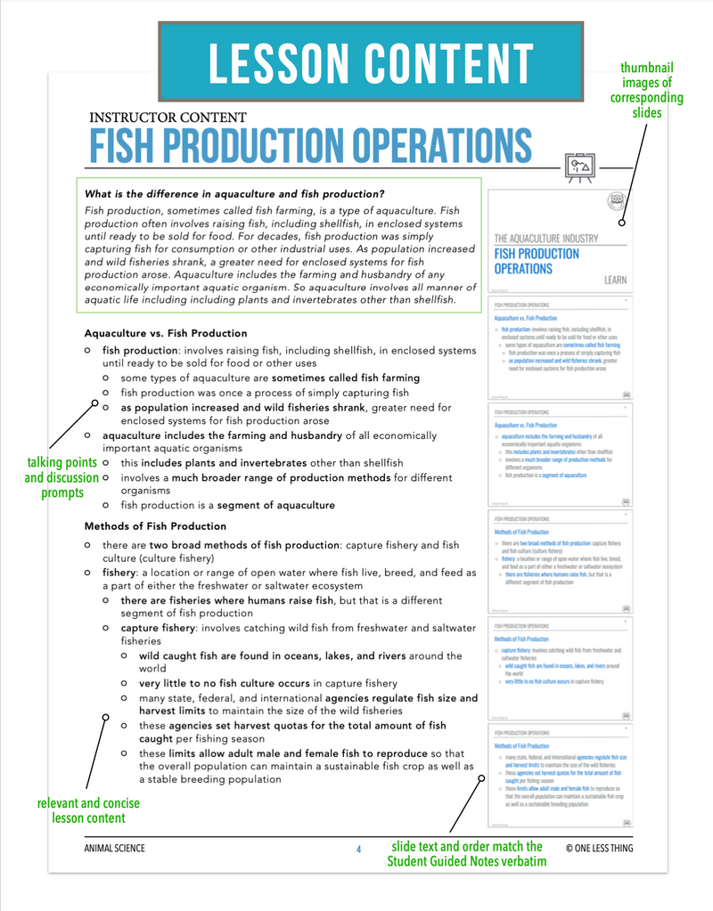 Load image into Gallery viewer, CCANS13.2 Fish Production, Animal Science Complete Curriculum
