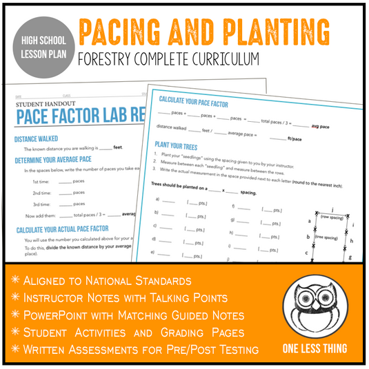 CCFOR05.4 Pacing and Planting, Forestry Complete Curriculum