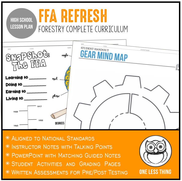 Load image into Gallery viewer, CCFOR01.1 FFA Refresh, Forestry Complete Curriculum
