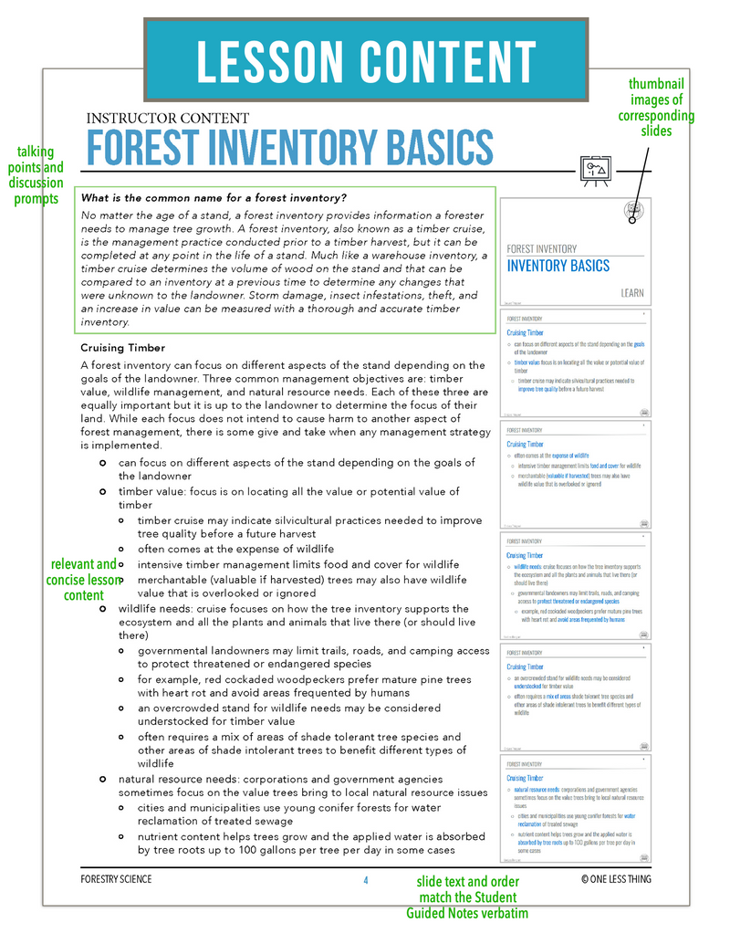 Load image into Gallery viewer, CCFOR10.1 Forest Inventory Basics, Forestry Complete Curriculum
