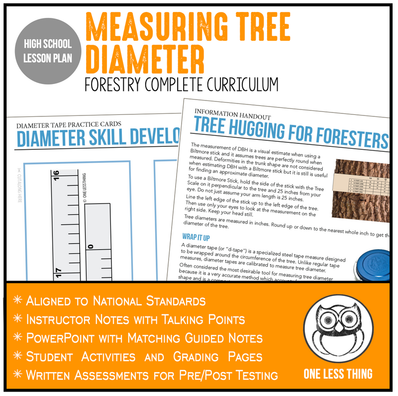 Load image into Gallery viewer, CCFOR10.2 Measuring Tree Diameter, Forestry Complete Curriculum
