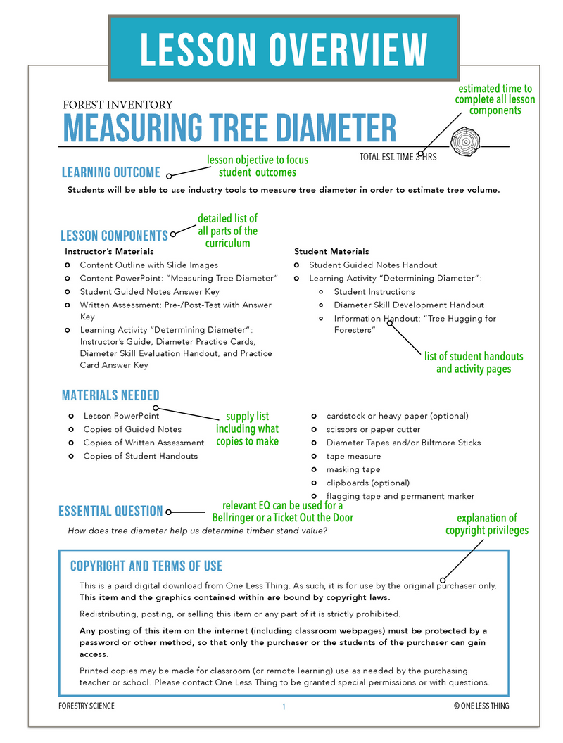 Load image into Gallery viewer, CCFOR10.2 Measuring Tree Diameter, Forestry Complete Curriculum
