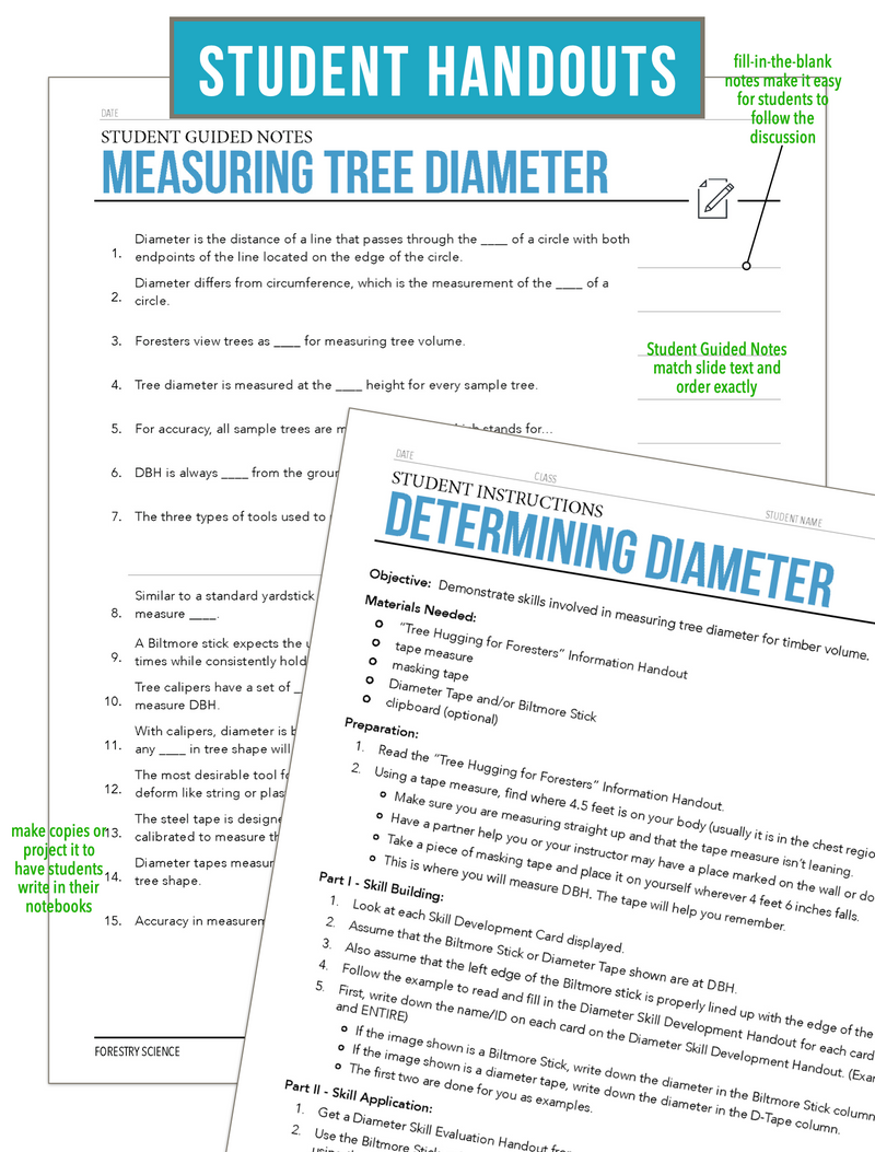 Load image into Gallery viewer, CCFOR10.2 Measuring Tree Diameter, Forestry Complete Curriculum
